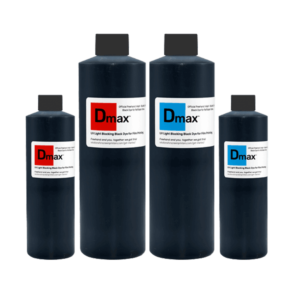 Dmax Dye Ink™ | Black Screen Printing Ink | Freehand Graphics™